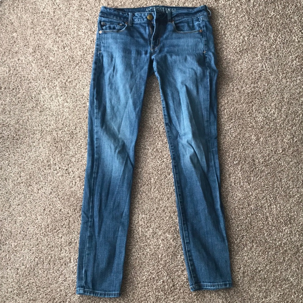 AE Skinny Stretch Jeans — 6 Long